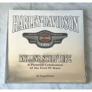Harley-Davidson Rolling Sculpture Book Pictorial Celebration of 95 Years NEW